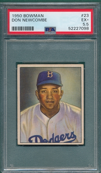 1950 Bowman #23 Don Newcombe PSA 5.5 *Rookie*
