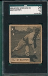 1936 World Wide Gum #3 Cy Blanton SGC 20