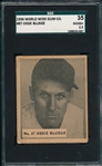 1936 World Wide Gum #87 Ossie Bluege SGC 35