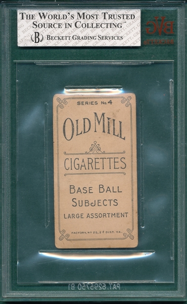 1910 T210-4 Collier Old Mill Cigarettes BVG 2.5