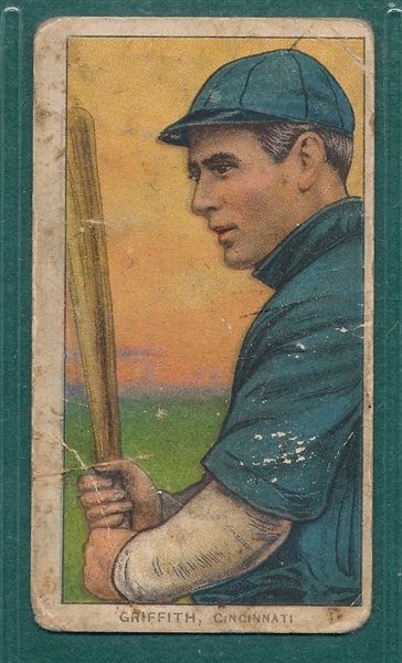 1909-1911 T206 Griffith, Batting, Polar Bear