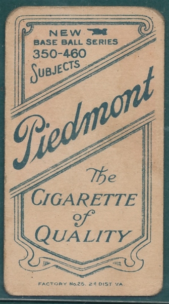 1909-1911 T206 Kleinow, Boston, Piedmont Cigarettes *SP*