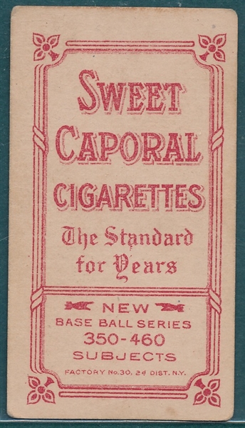1909-1911 T206 Hal Chase, Trophy, Sweet Caporal Cigarettes 