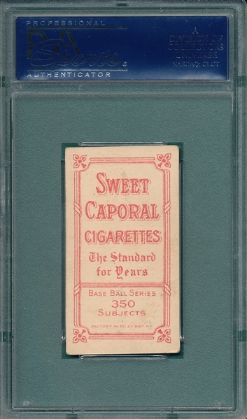 1909-1911 T206 Hoblitzell, Sweet Caporal Cigarettes PSA 5