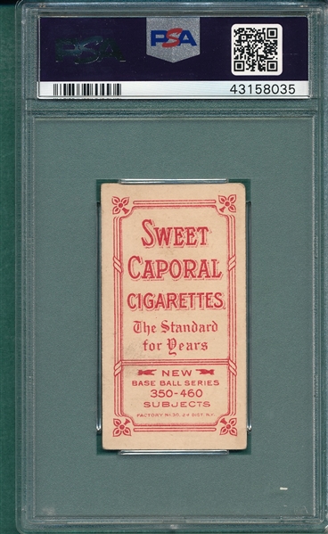 1909-1911 T206 Schaefer, Washington, Sweet Caporal Cigarettes PSA 4