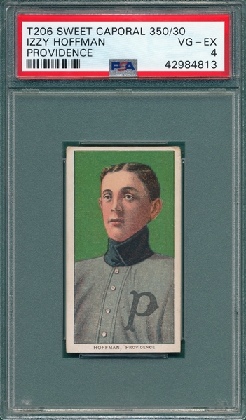 1909-1911 T206 Hoffman, Providence, Sweet Caporal Cigarettes PSA 4