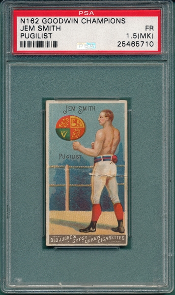 1888 N162 Jem Smith, Goodwin Champions PSA 1.5 (MK)