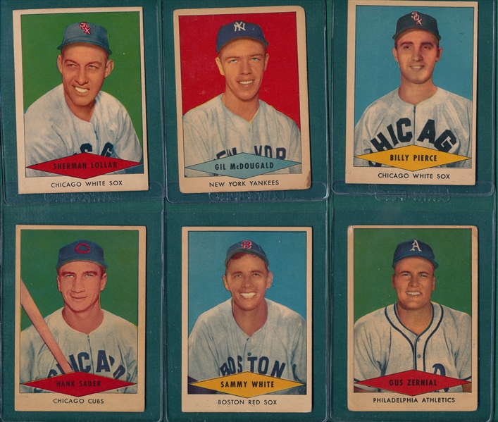 1954 Red Heart Lot of (15) W/ Kiner & Fox
