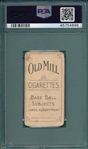 1909-1911 T206 Bridwell, Portrait, Cap, Old Mill Cigarettes, PSA 1.5