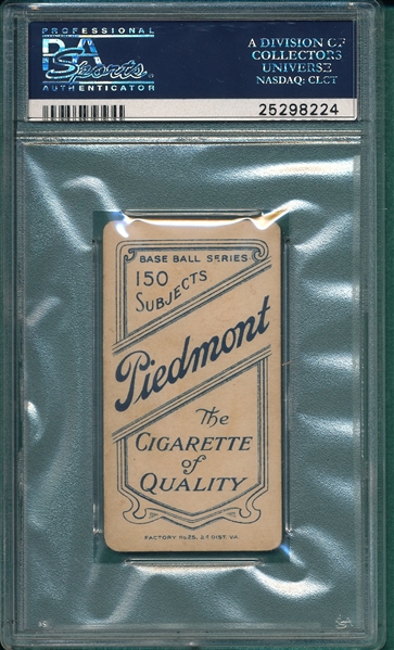 1909-1911 T206 Gilbert Piedmont Cigarettes, PSA 2 (MC) *Double Name*