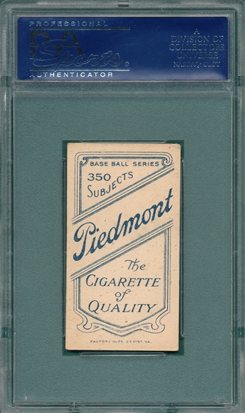 1909-1911 T206 Murphy, Batting, Piedmont Cigarettes PSA 5.5