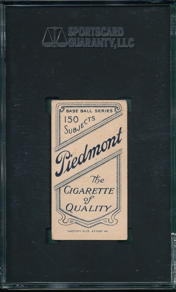 1909-1911 T206 Dahlen, Boston, Piedmont Cigarettes SGC 3