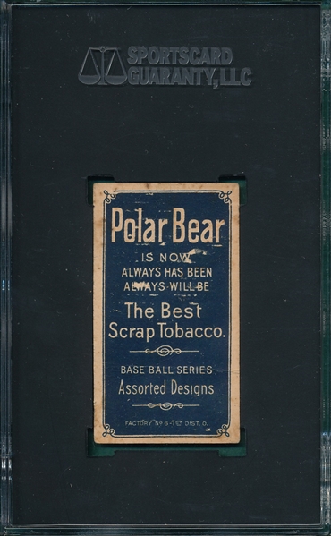 1909-1911 T206 Flanagan Polar Bear SGC 1.5