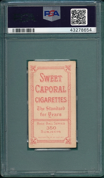 1909-1911 T206 Lattimore, Sweet Caporal Cigarettes PSA 4