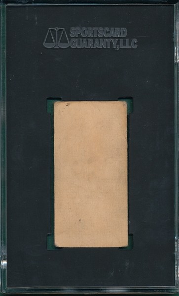1910 E104-1 Connie Mack Nadja Caramels SGC Authentic *Blank Back* 