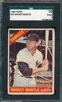 1966 Topps #50 Mickey Mantle SGC 10