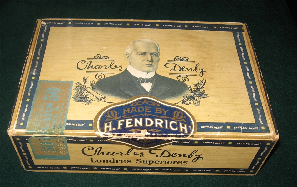 Charles Denby & Harvard, Cigar Boxes Lot of (2)