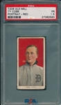 1909-1911 T206 Ty Cobb, Red Portrait, Old Mill Cigarettes PSA 1.5