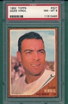 1962 Topps #327 Ozzie Virgil PSA 8