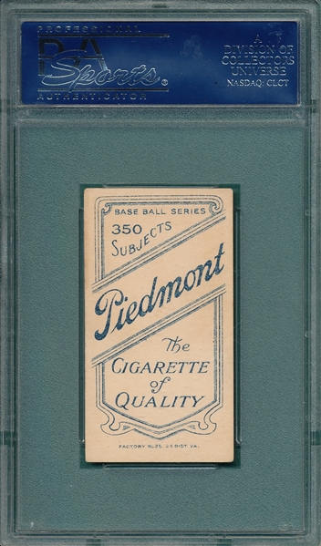 1909-1911 T206 Unglaub Piedmont Cigarettes PSA 5