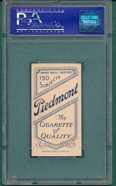 1909-1911 T206 Shipke Piedmont Cigarettes PSA 7