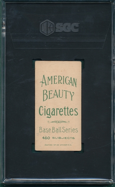 1909-1911 T206 Hummel American Beauty Cigarettes SGC 3.5 *460 Series*
