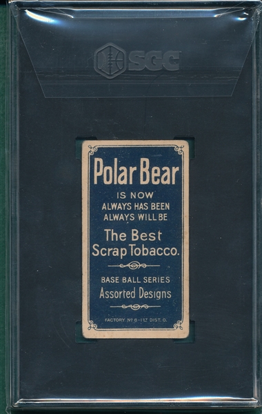1909-1911 T206 Adkins Polar Bear SGC 3