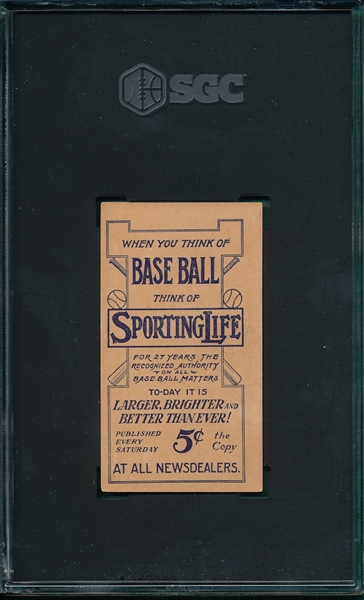 1910 M116 O'Leary Sporting Life SGC 5 