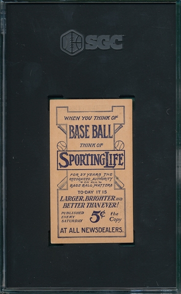 1910 M116 McIntire Sporting Life SGC 6