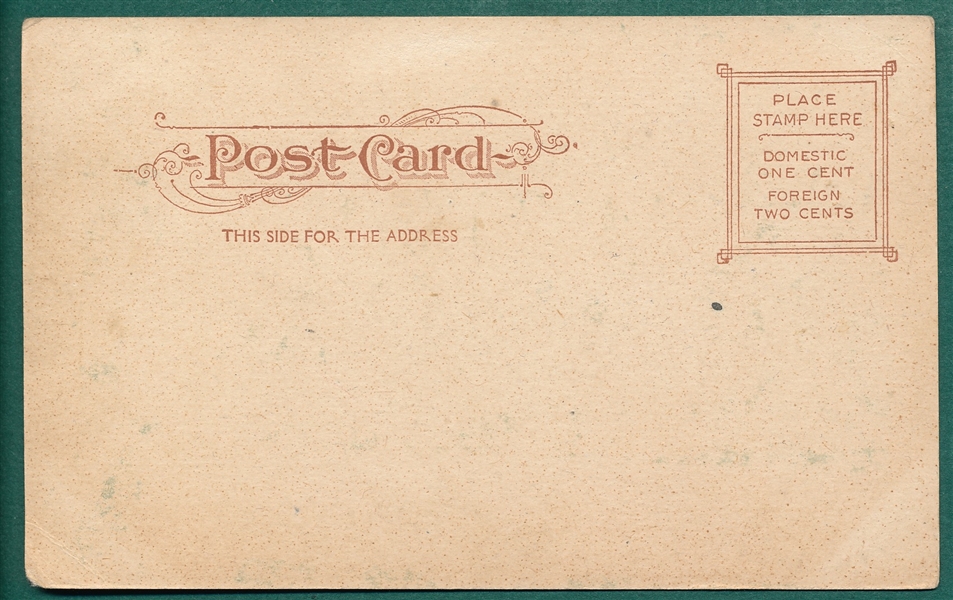 1905 J. T. Dye New York Giants Postcard W/ McGinnity & Mathewson