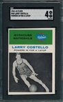 1961 Fleer Basketball #48 Costello, Powers In For a Layup, SGC 4