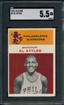 1961 Fleer Basketball #1 Al Attles SGC 5.5