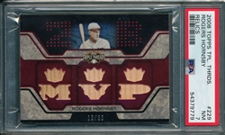 2008 Topps Triple Threads #229 Hornsby, Relics, PSA 7