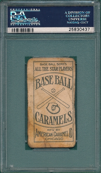 1910 E90-3 Johnny Evers American Caramel Co. PSA 1