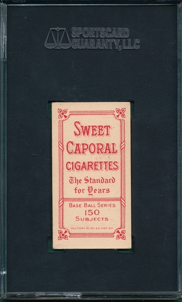 1909-1911 T206 Chase, Pink Portrait, Sweet Caporal Cigarettes SGC 50