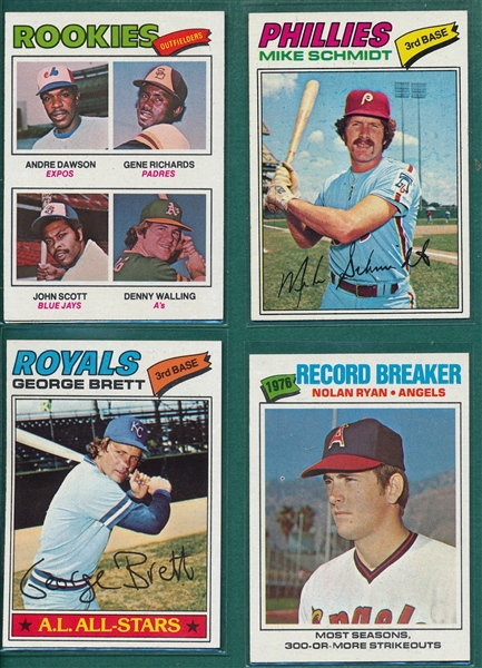 1977 Topps Complete Set (660) W/ Andre Dawson, Rookie