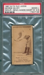 1887 N172 321-2 George McVey Old Judge Cigarettes PSA 2.5