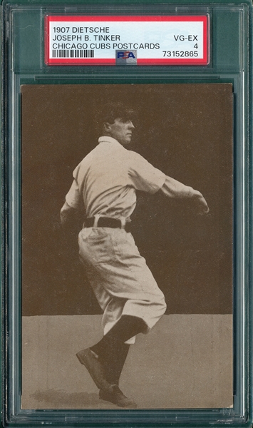 1907 Dietsche Joseph B. Tinker PSA 4