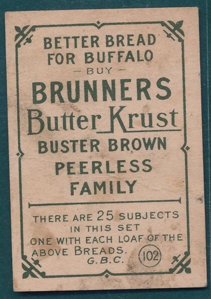 Lot Detail - 1911-14 D304 Fred Merkle Brunners Butter Krust