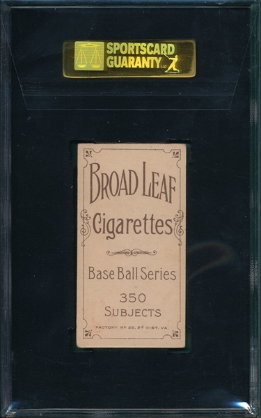 1909-1911 T206 Kroh Broadleaf Cigarettes SGC 40 *Low Pop*