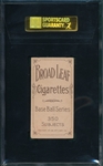 1909-1911 T206 Kroh Broadleaf Cigarettes SGC 40 *Low Pop*