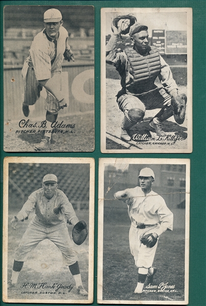 1921 Exhibits Lot of (6) W/ Dickie Kerr