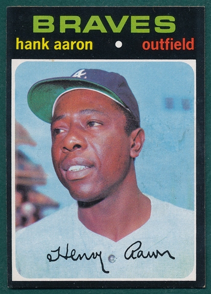 1971 Topps #400 Hank Aaron