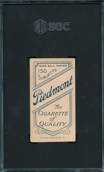 1909-1911 T206 Doyle, Throwing, Piedmont Cigarettes SGC 3