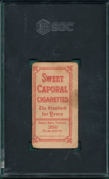 1909-1911 T206 Collins Sweet Caporal Cigarettes SGC 2 * Factory 25*