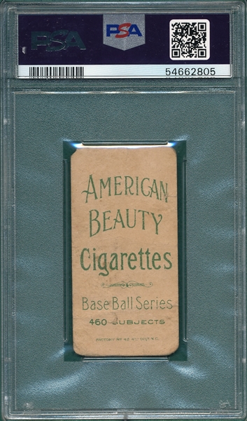 1909-1911 T206 Wheat American Beauty Cigarettes PSA 1