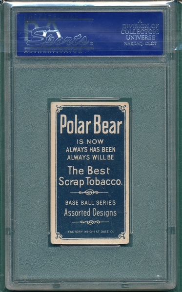 1909-1911 T206 Scott Polar Bear PSA 4