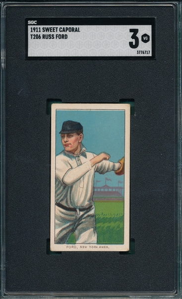 1909-1911 T206 Ford Sweet Caporal Cigarettes SGC 3