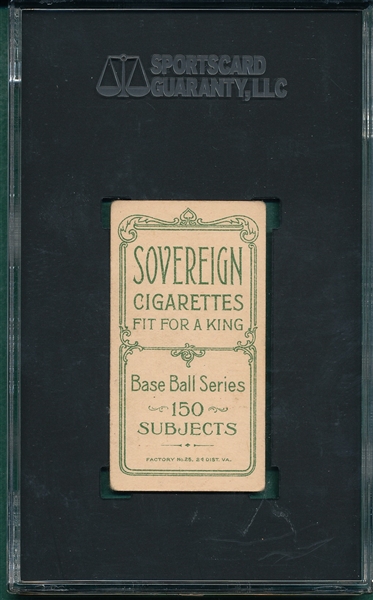 1909-1911 T206 Ritchey Sovereign Cigarettes SGC 4