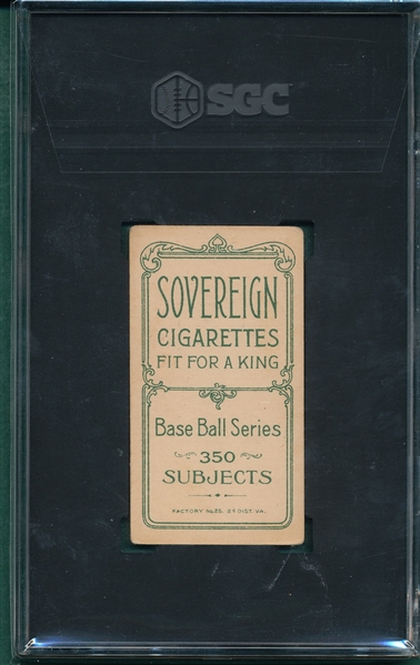 1909-1911 T206 Devlin Sovereign Cigarettes SGC 4